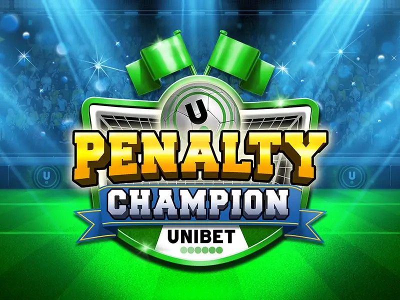 Penalty Champion - Jogo instantâneo de pênaltis com tema esportivo.